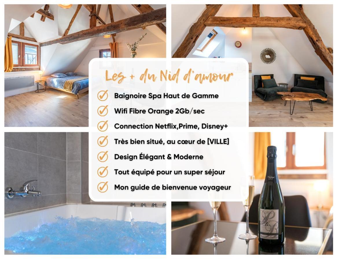 Centre-Ville Le Nid D'Amour Jacuzzi Appartement รูออง ภายนอก รูปภาพ